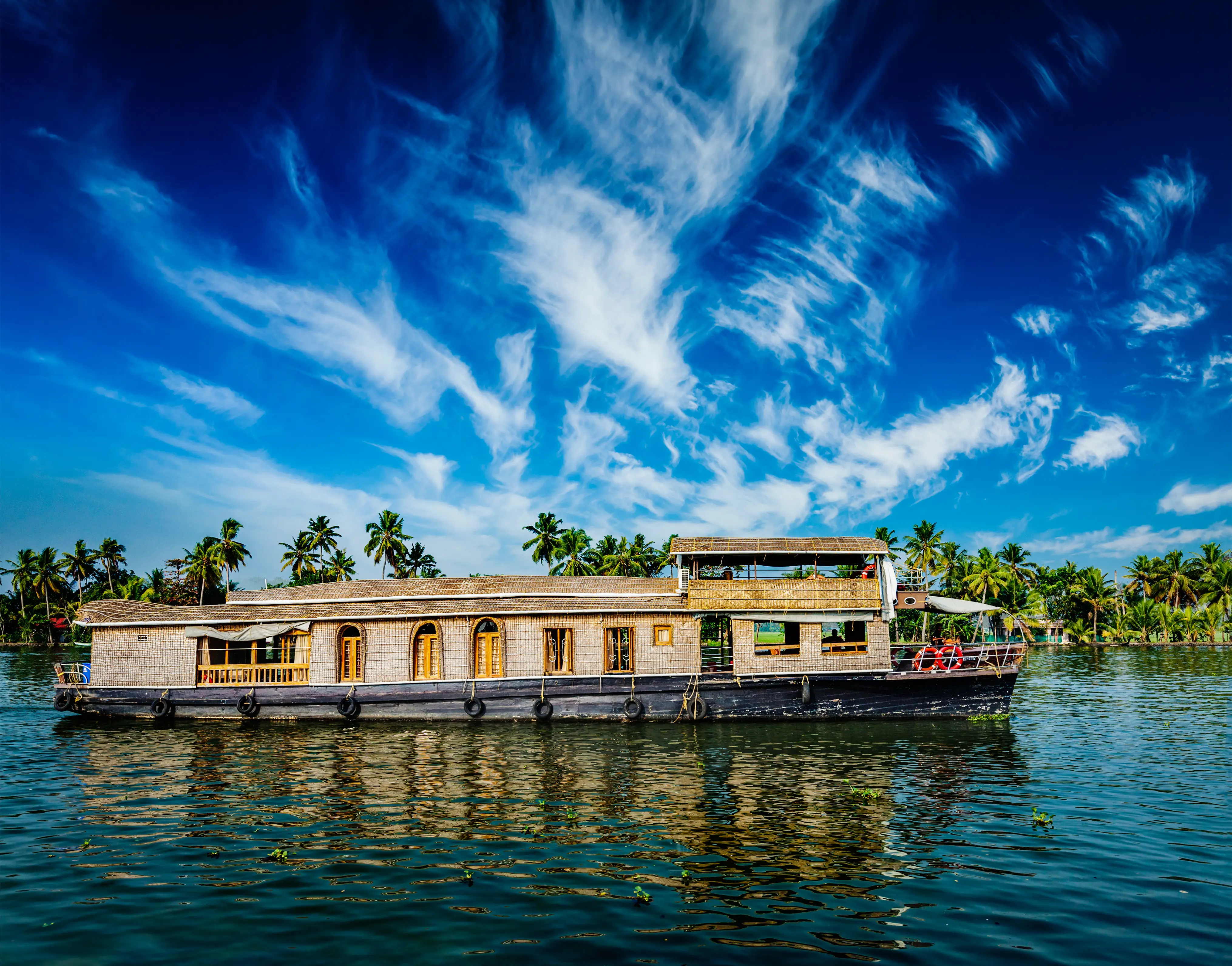 Kerala bridge backwaters